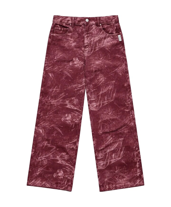 Jeans meisjes jeans bordeaux