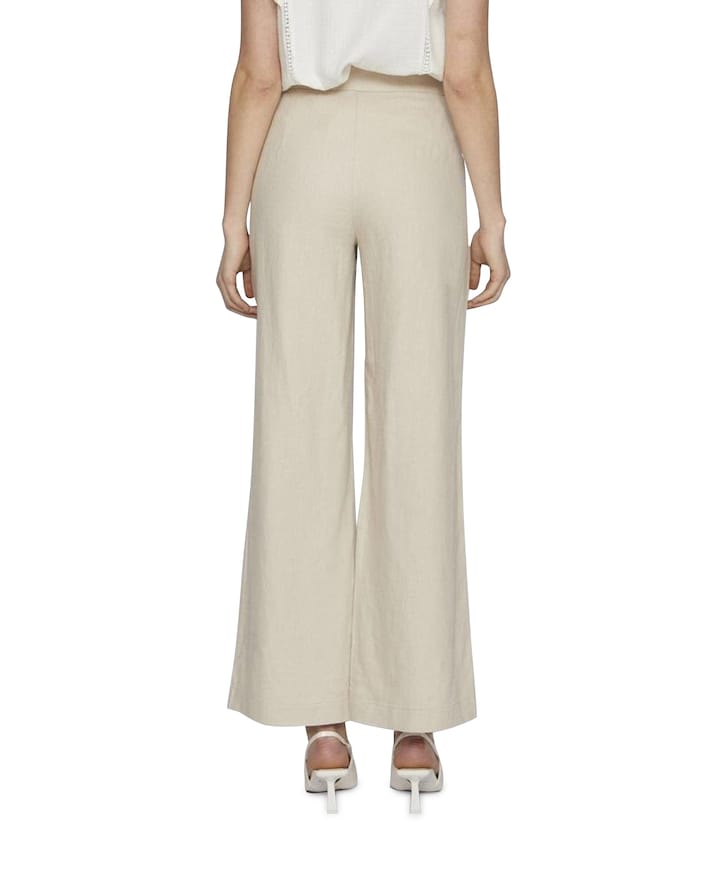 VIJOLANDA HW PLEATED PANTS - NOOS dames broek beige
