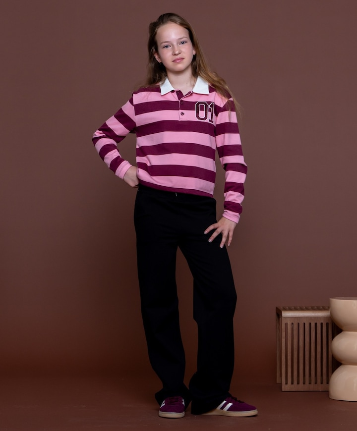 Meisjes sweater bordeaux