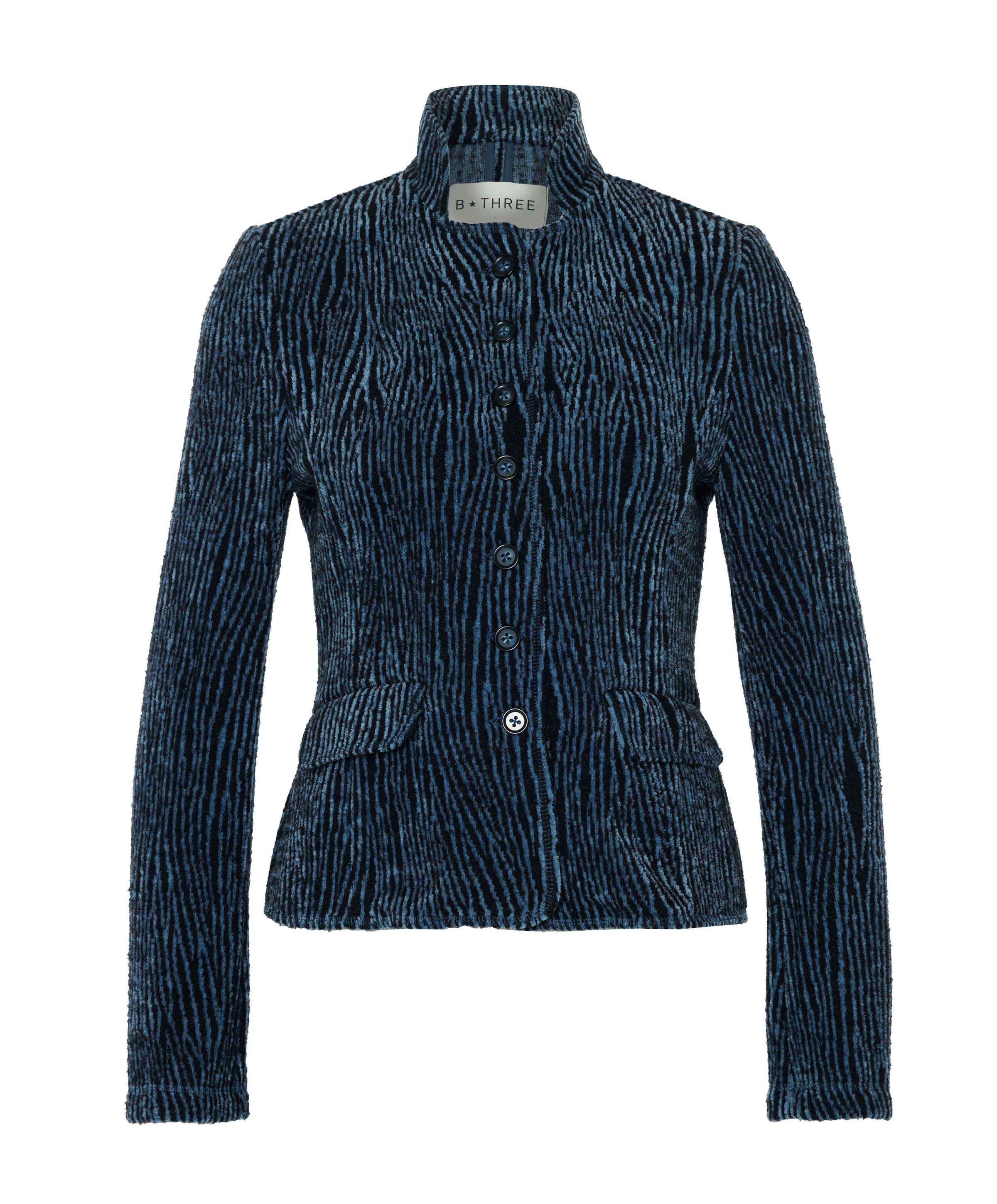 Dames jas blauw