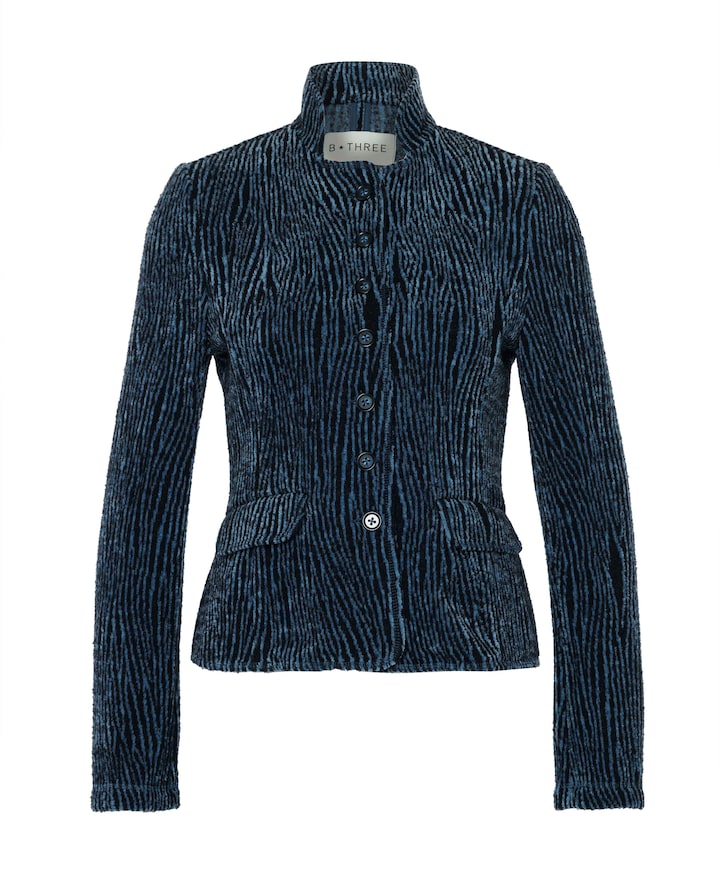 Dames jas blauw