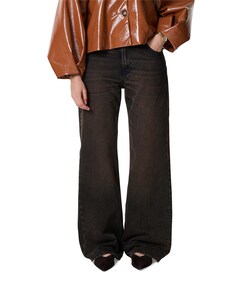 Korea dames jeans bruin