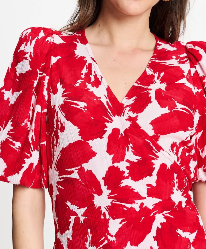 Dames jurk rood