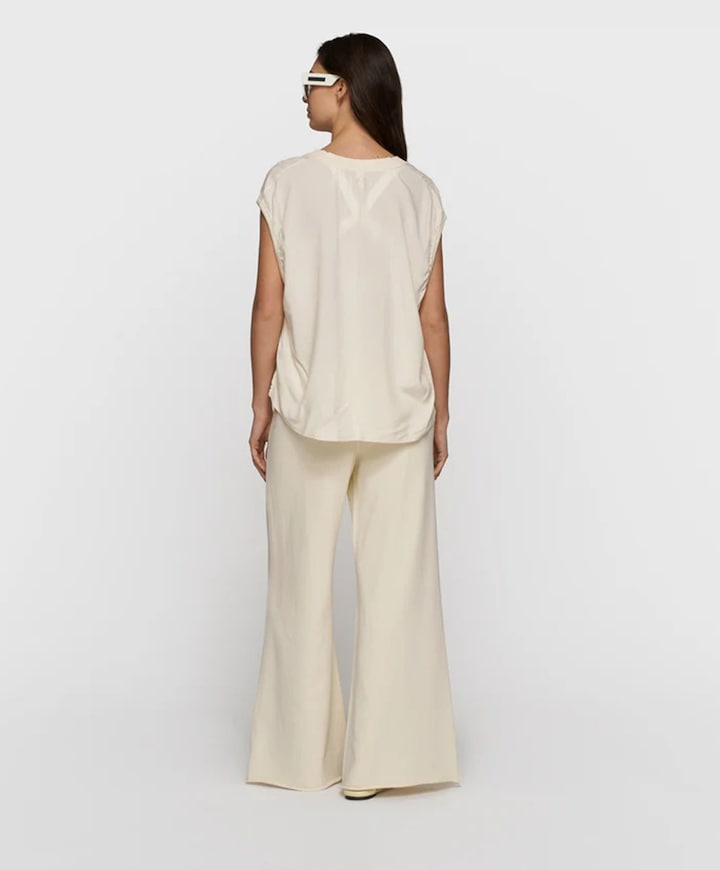 Dames top ecru