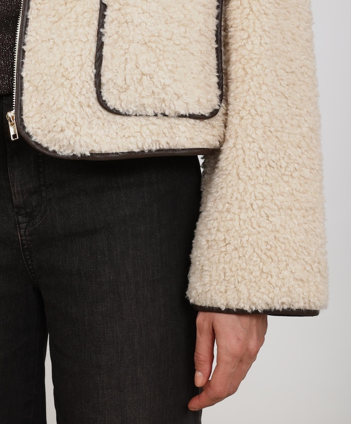 Dames jas beige