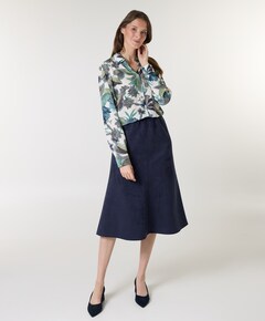 Dames rok blauw