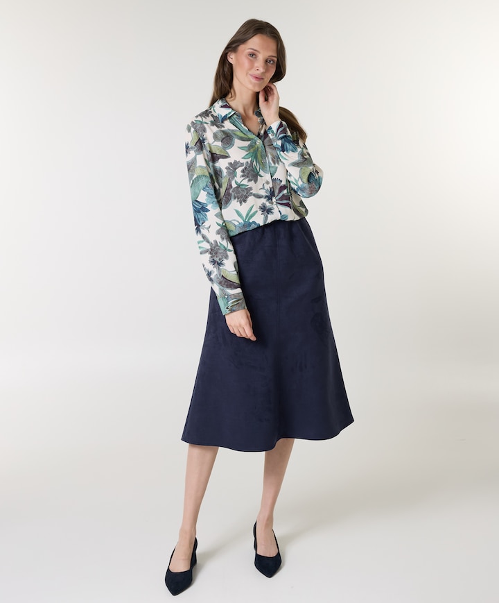 Dames rok blauw