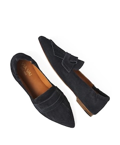Lola Oakley dames loafers blauw
