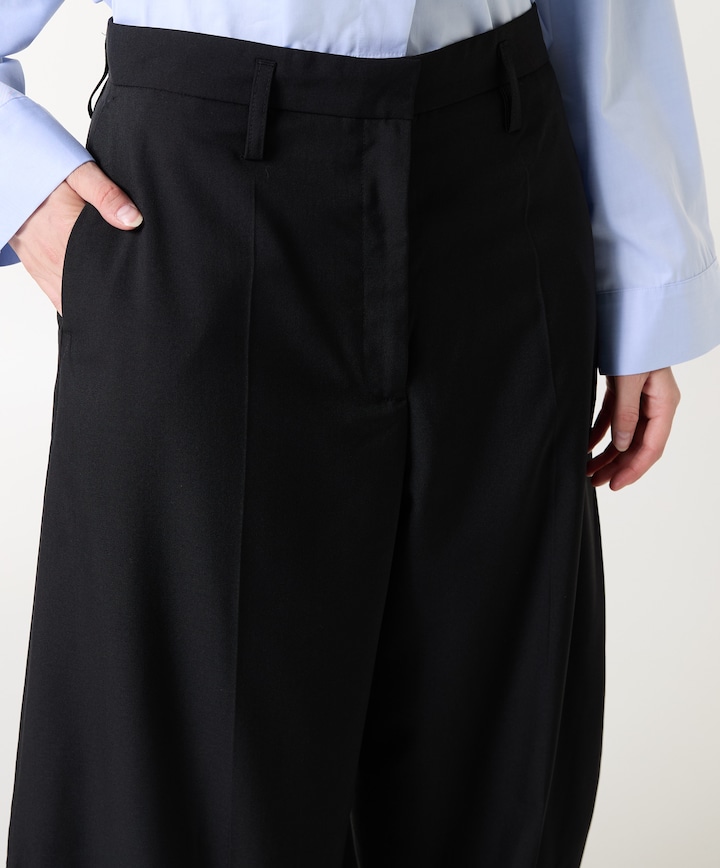 Dante Mid waist dames broek zwart
