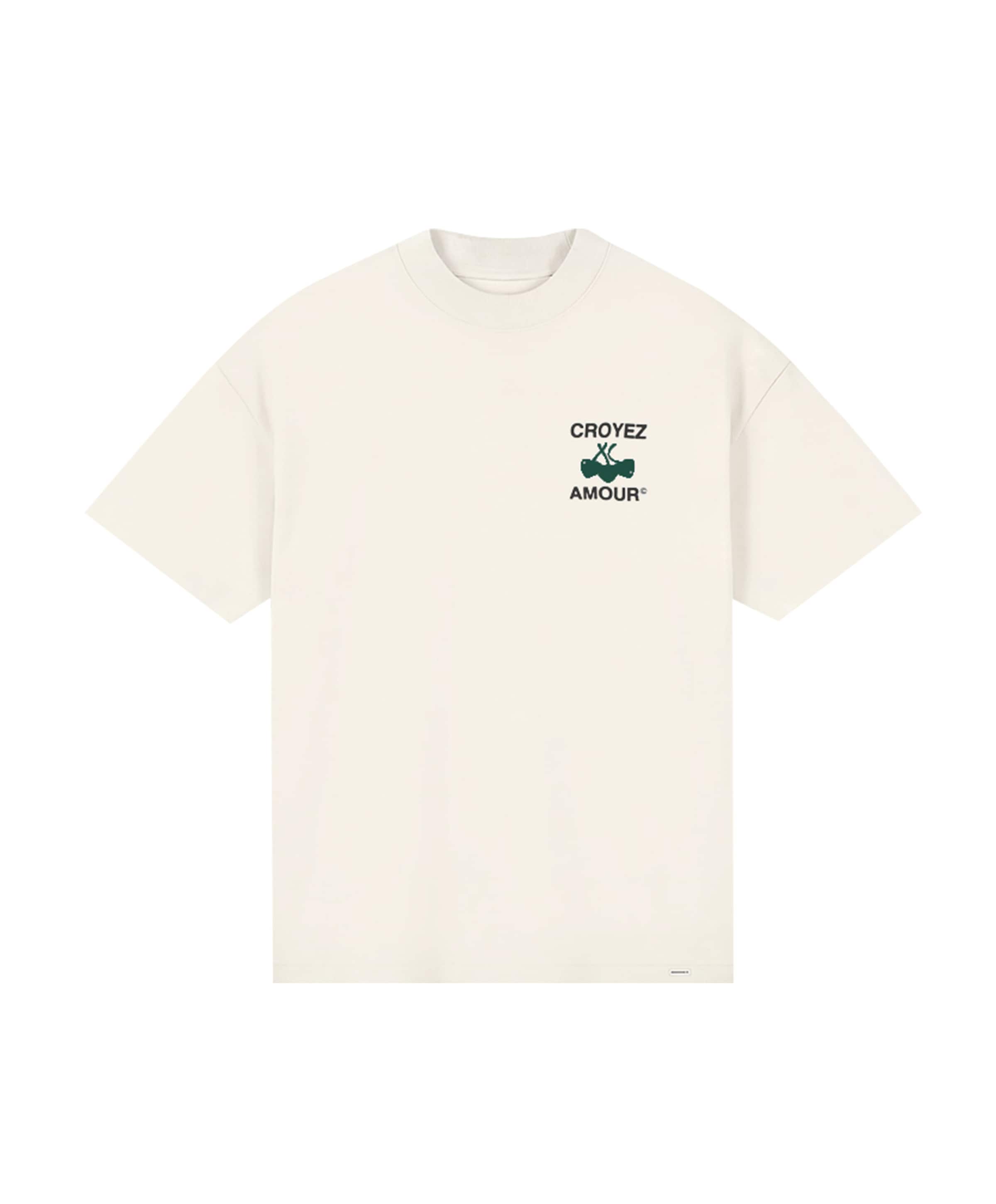 Heren T-shirt ecru