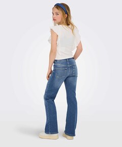 KOGJUICY LIFE FLARED DNM CRO557 NOO meisjes jeans blauw