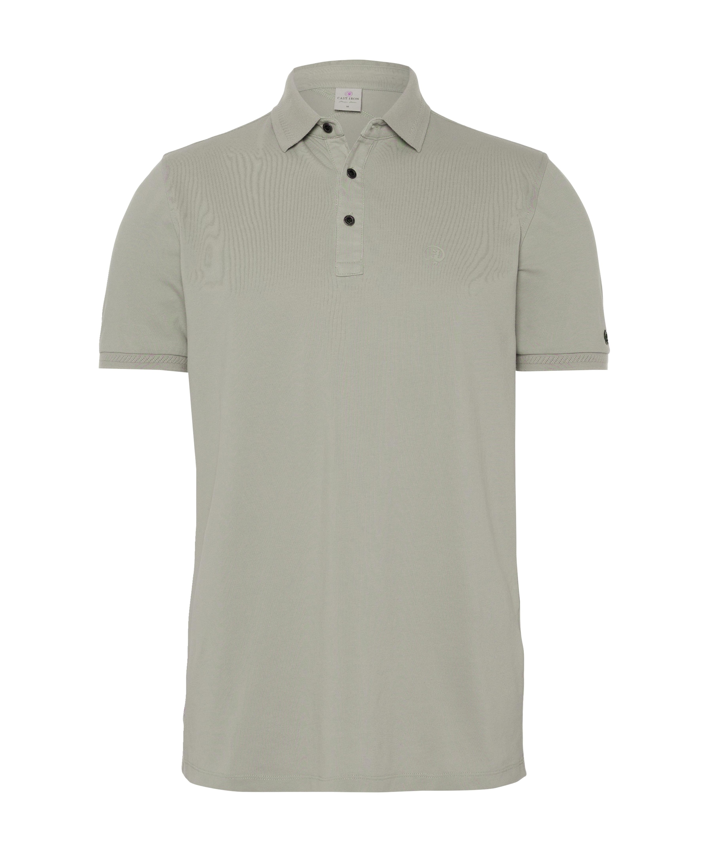 Heren polo beige