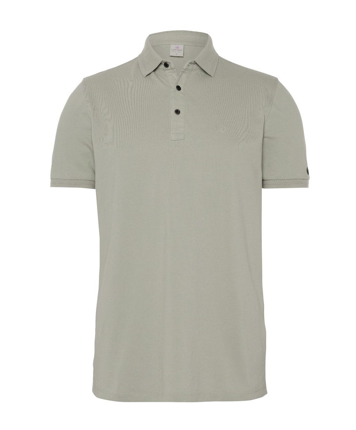 Heren polo beige