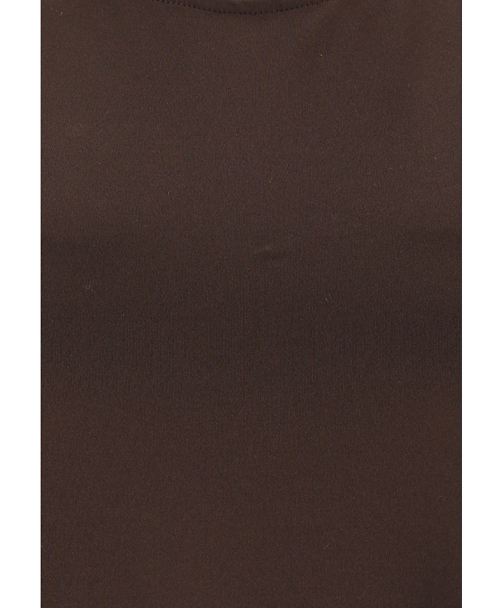 Dames t-shirt bruin