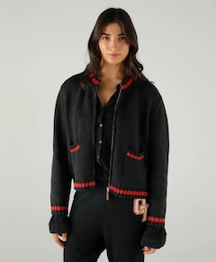 Dames vest grijs