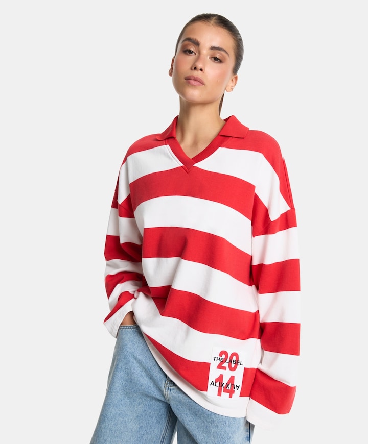 Dames sweater rood