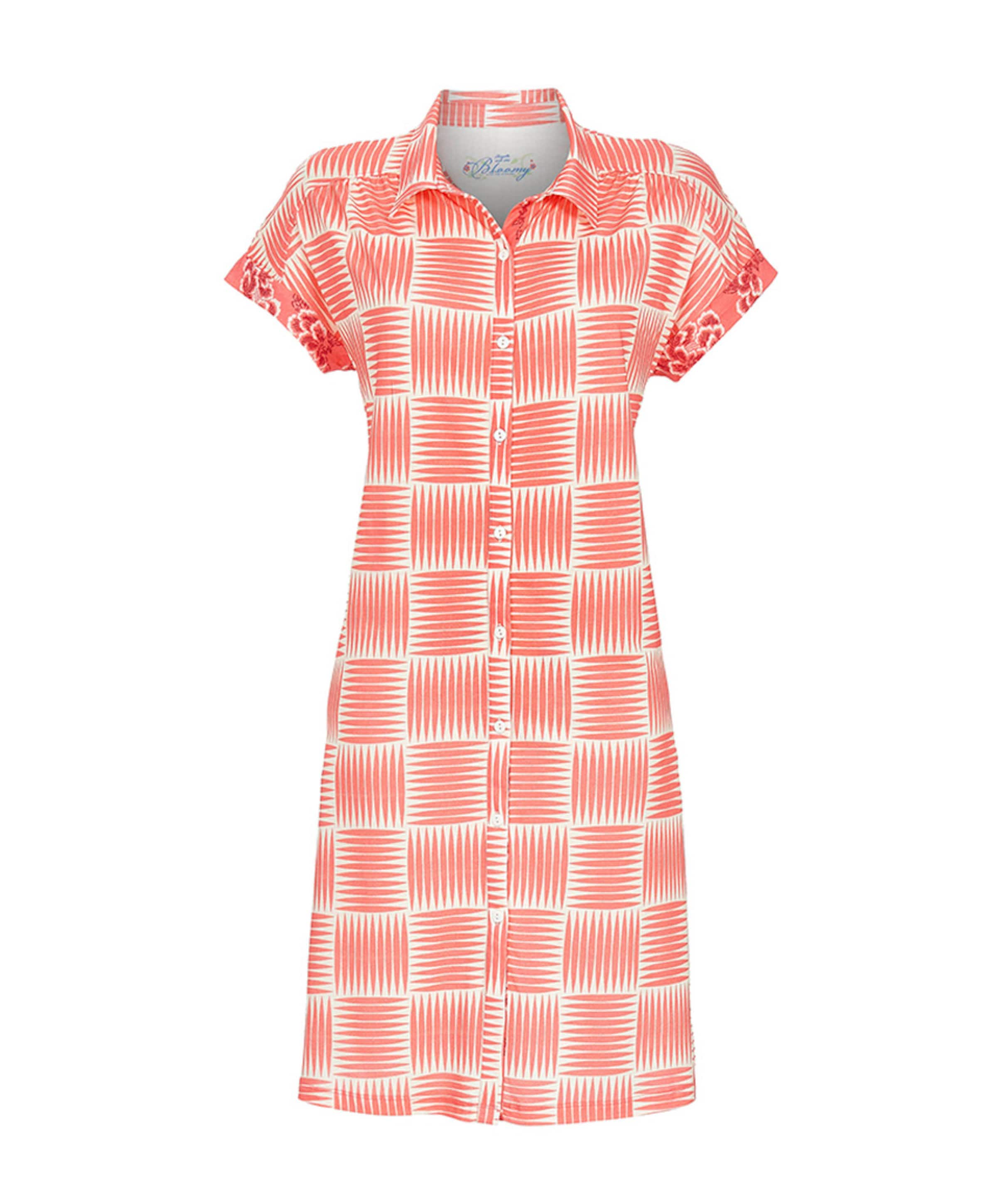 Dames nachthemd oranje