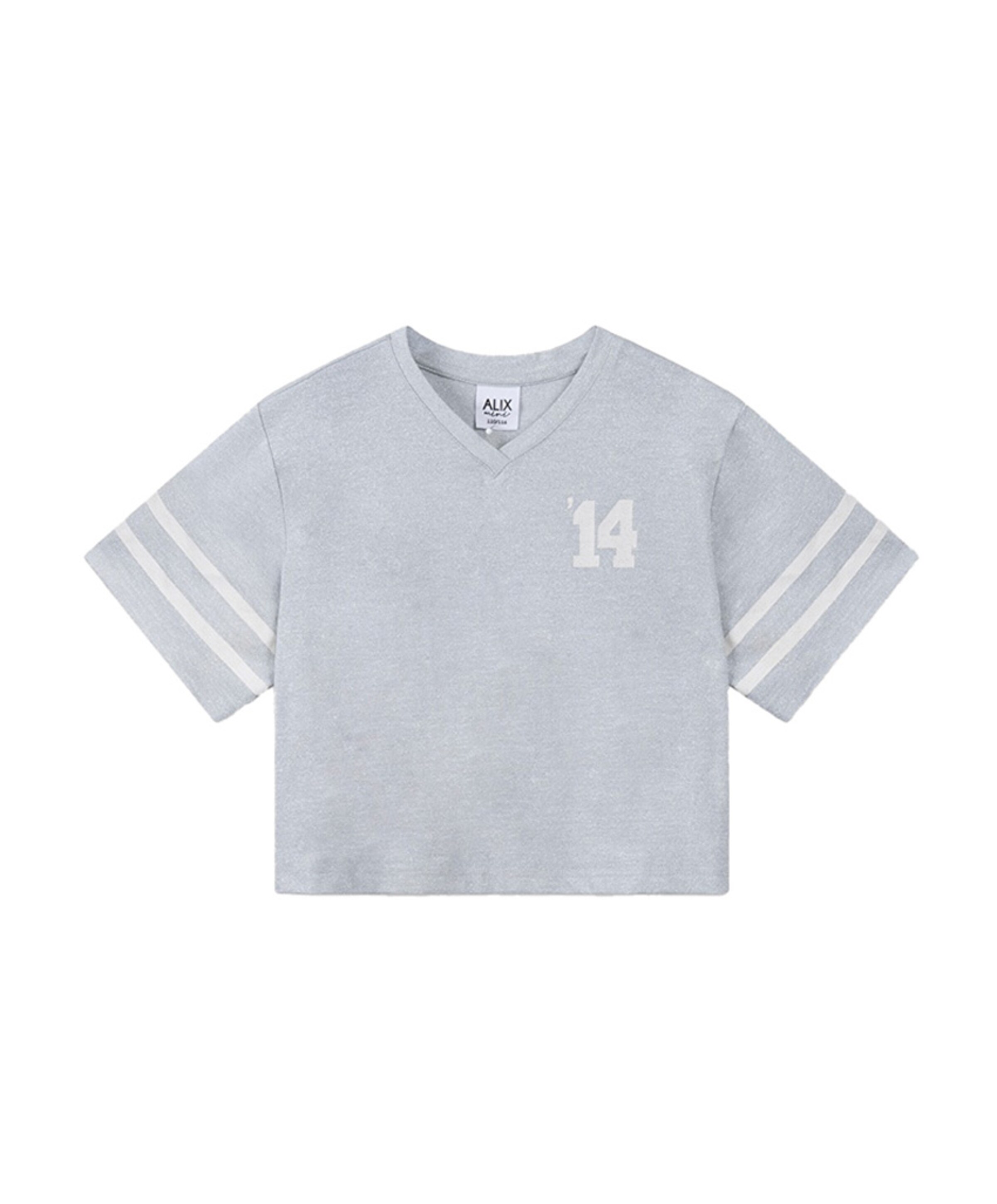 Meisjes t-shirt zilver