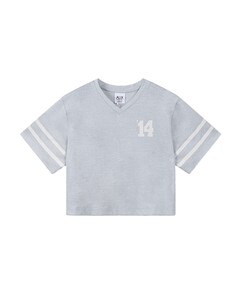 Meisjes t-shirt zilver