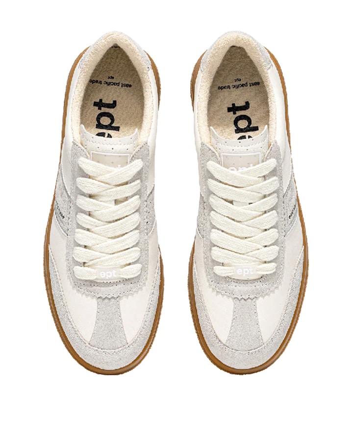 SANTOS heren sneakers ecru