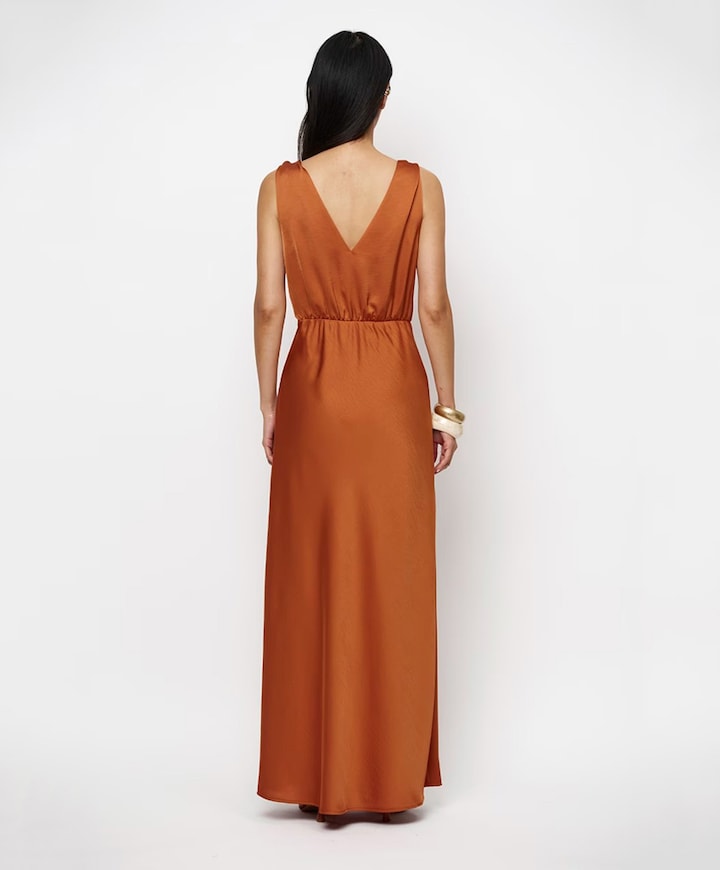 Dames jurk oranje