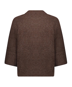 Dames vest bruin