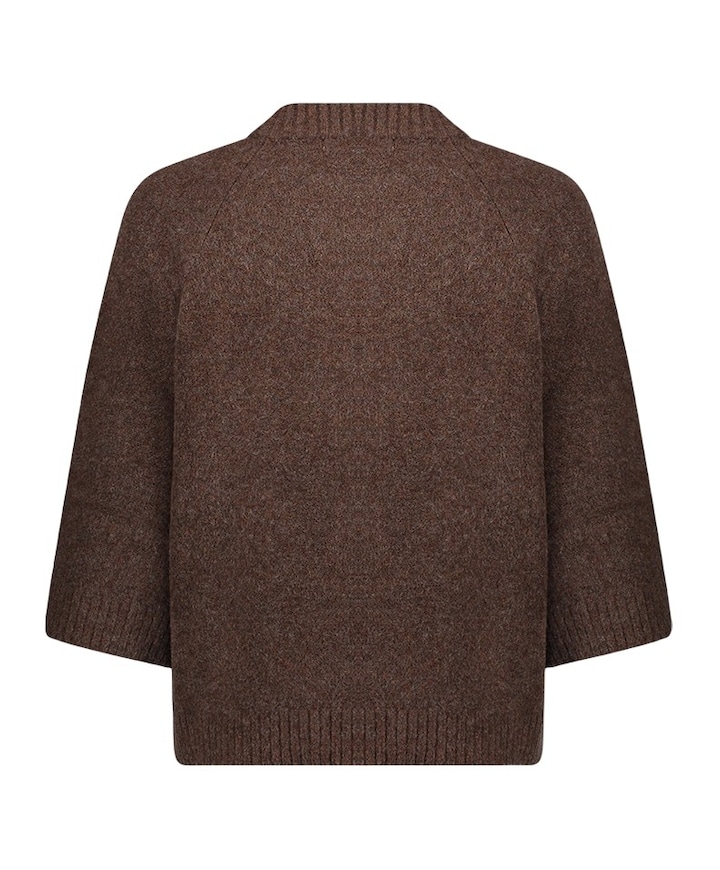 Dames vest bruin