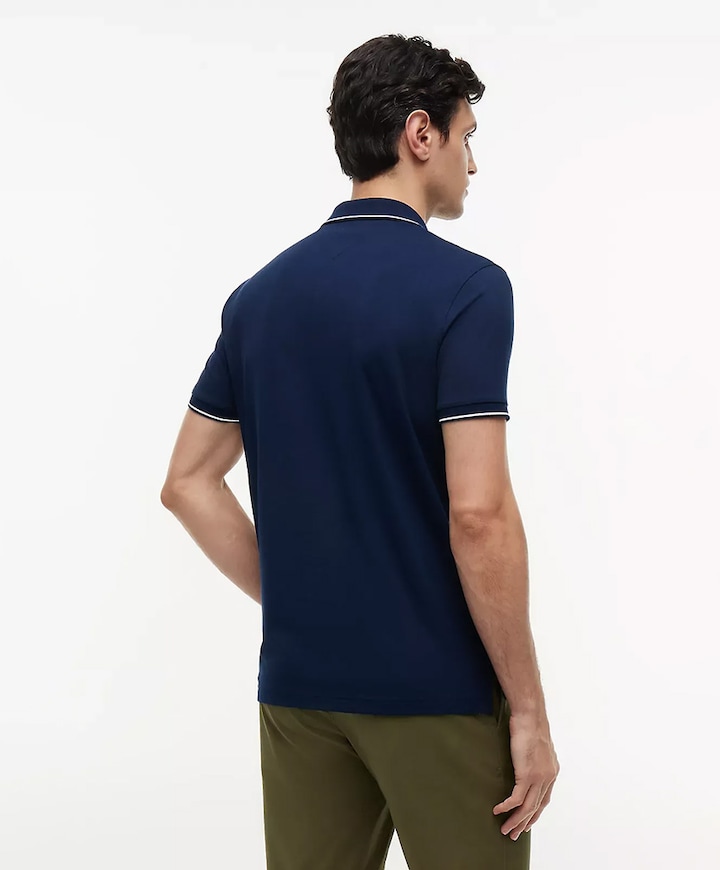 Heren polo blauw