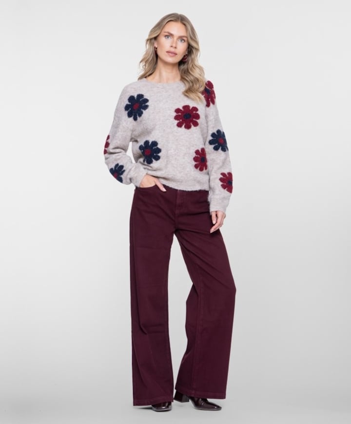 Dames trui beige