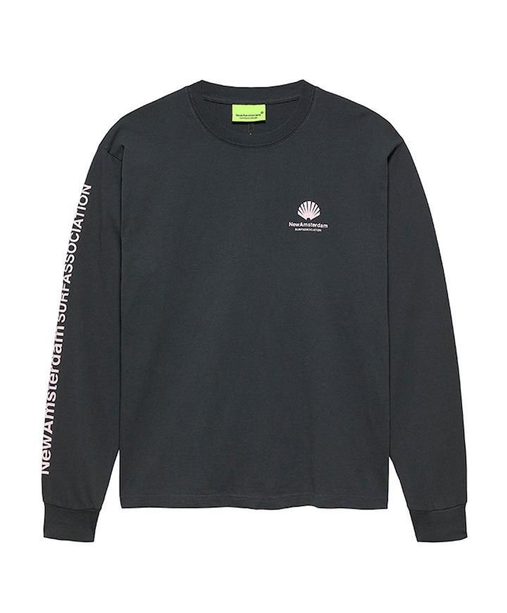 Heren longsleeve grijs