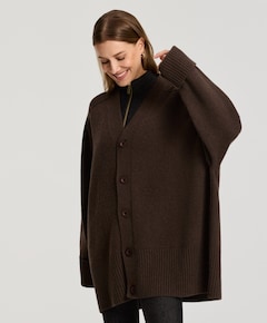 Dames vest bruin