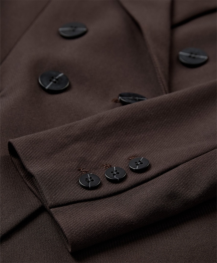 Dames blazer bruin