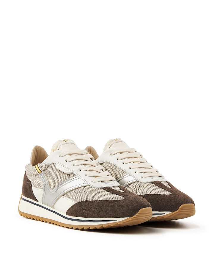 Mikki Natalia dames sneakers beige