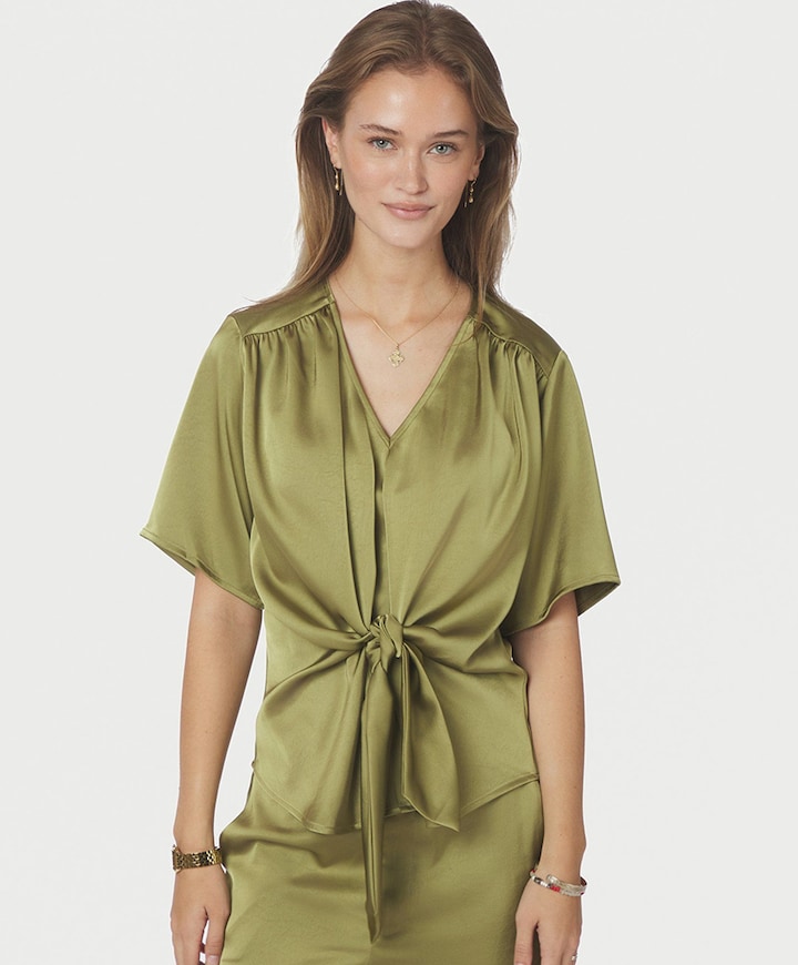 Dames blouse groen