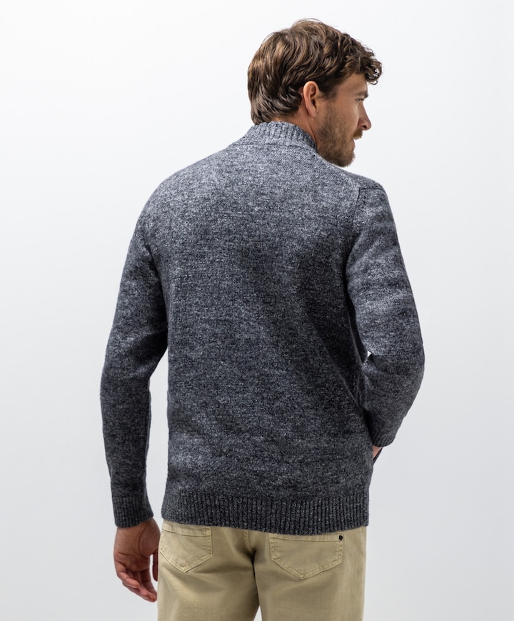Heren vest grijs