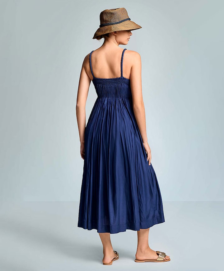 Dames jurk blauw