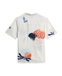 Heren overhemd korte mouw ecru