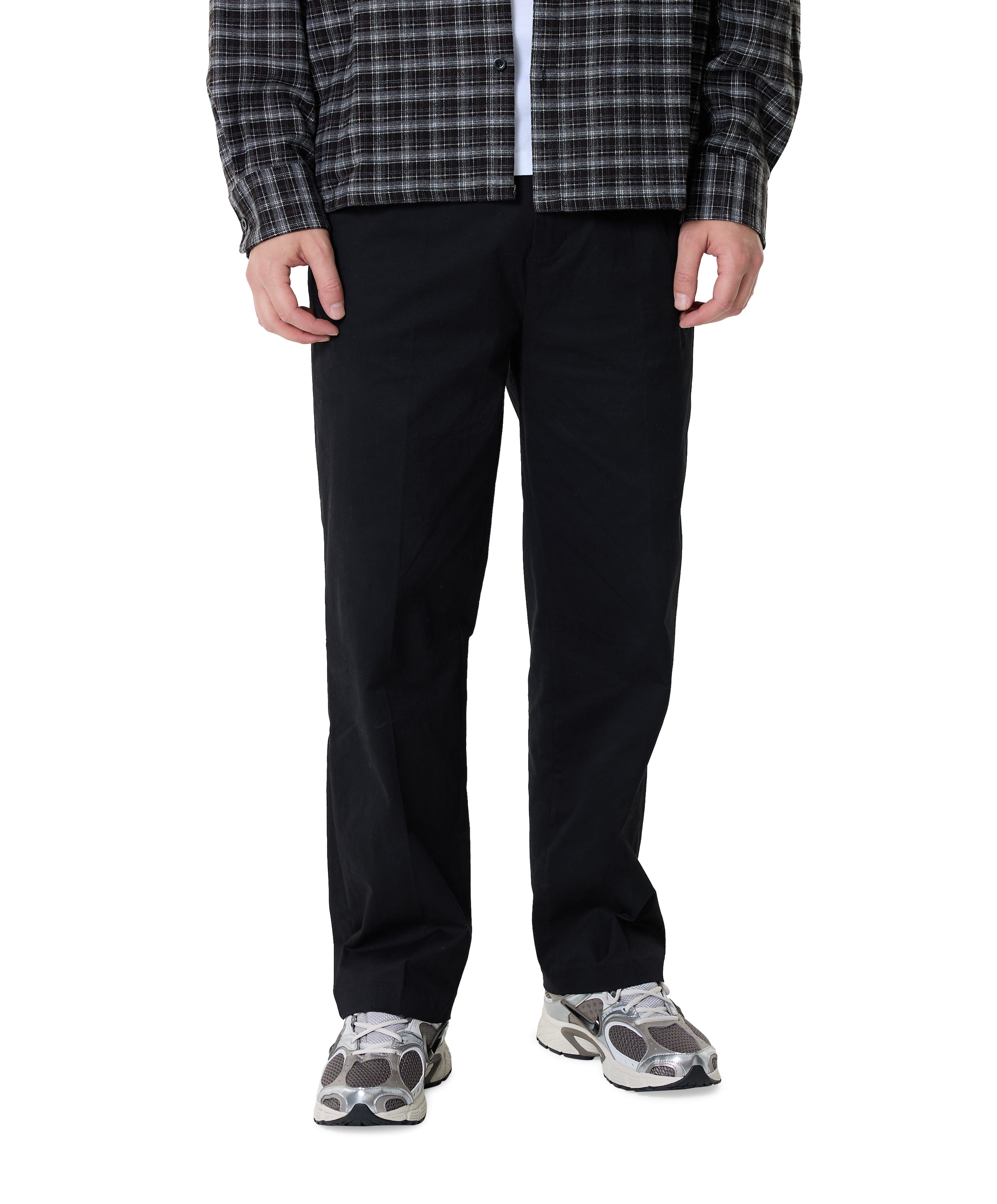 OLAF Regulart Pleated Pant heren pantalon zwart