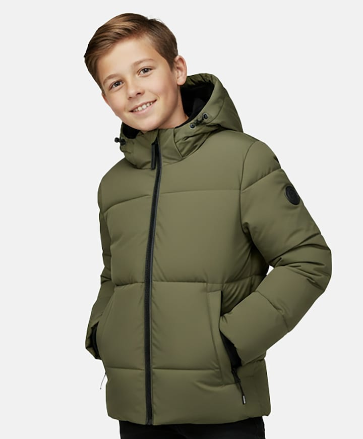 Jongens jas groen
