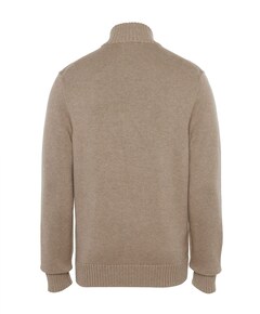 Trui met rits met rits bruin