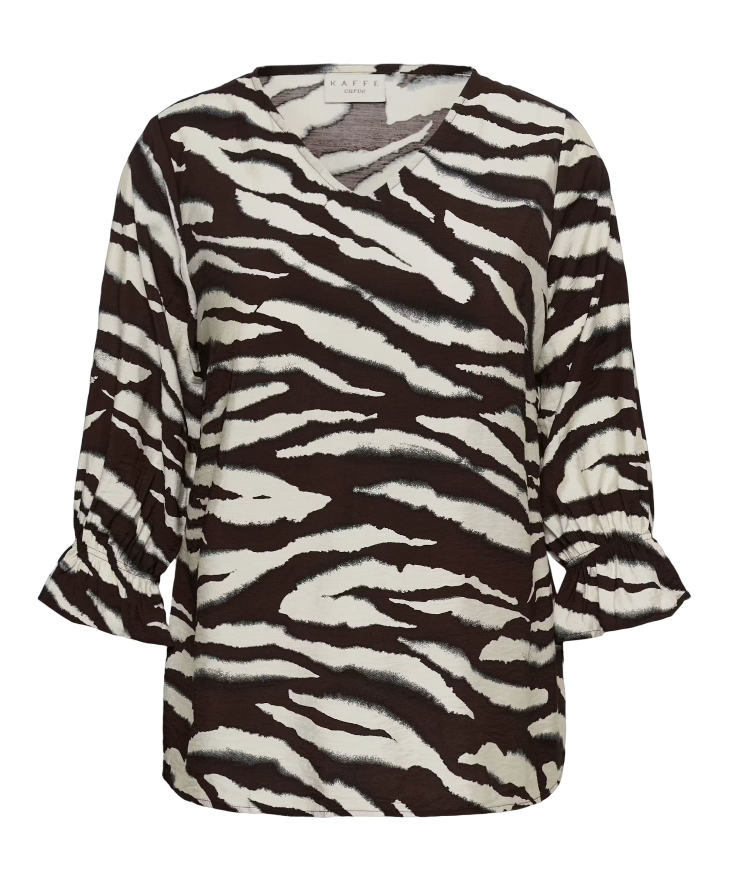 Dames blouse bruin