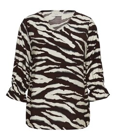 Dames blouse bruin