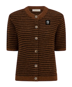 Dames vest bruin