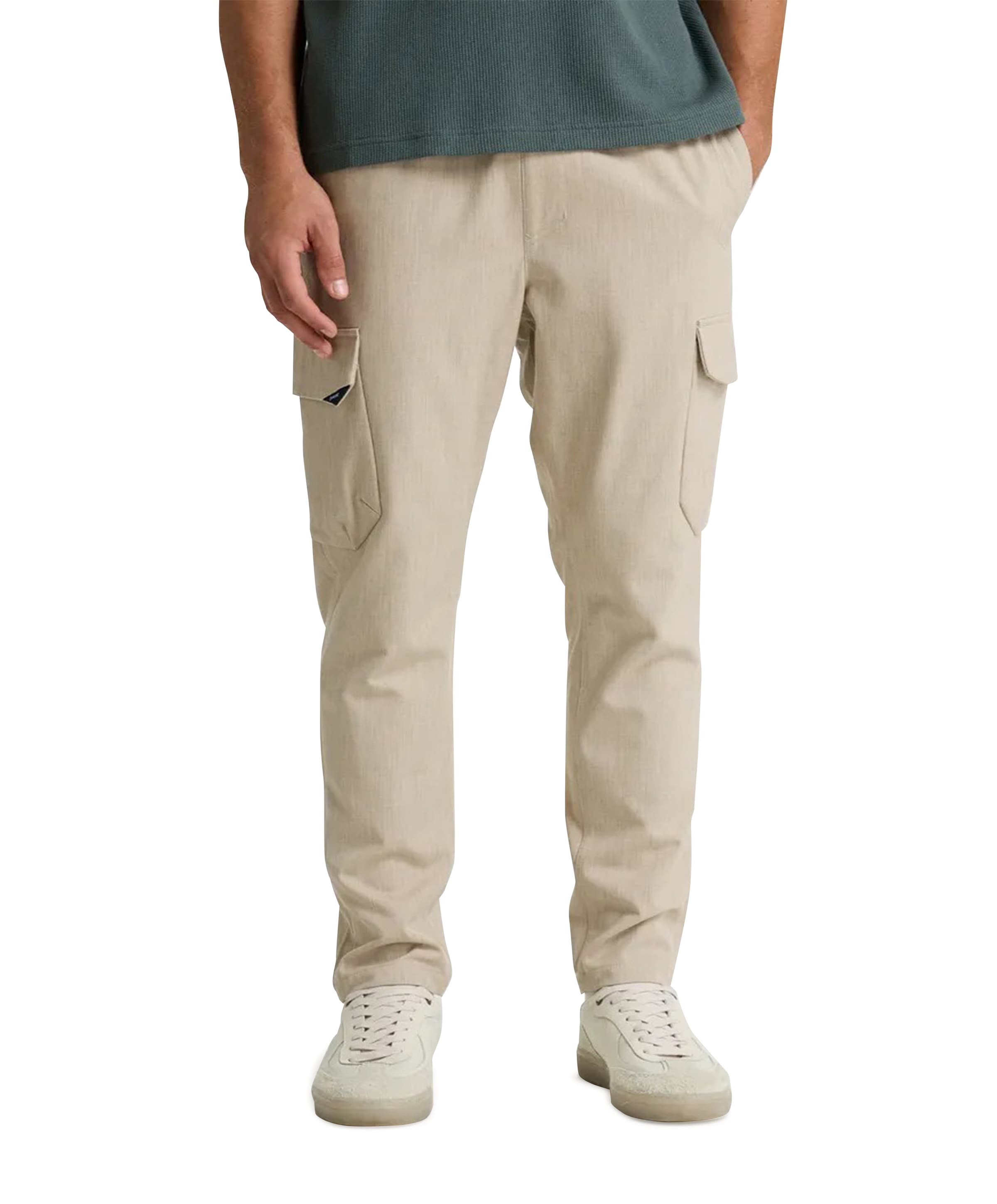 STONE DUAL CARGO heren broek beige