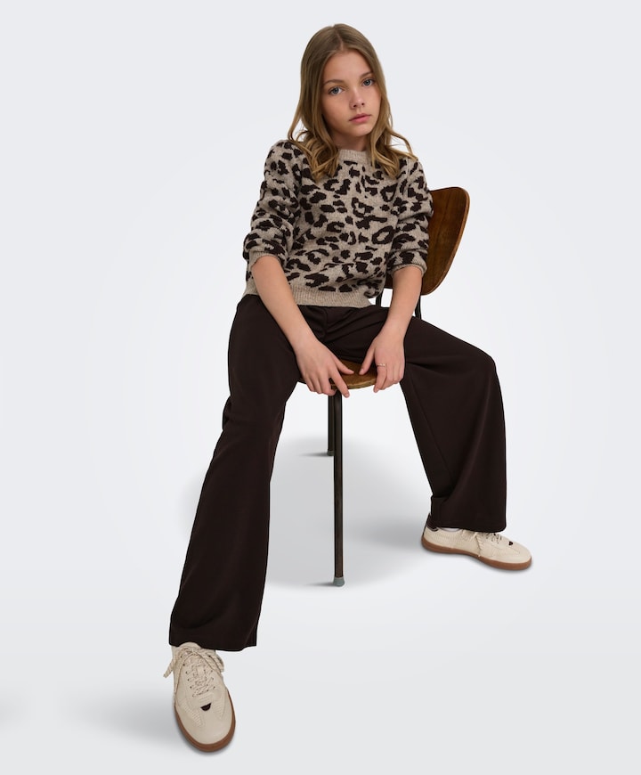 Meisjes trui beige
