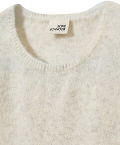 Meisjes trui ecru