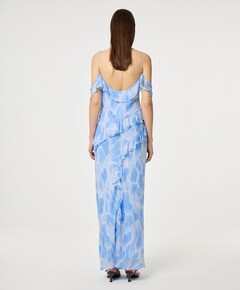 Dames jurk blauw