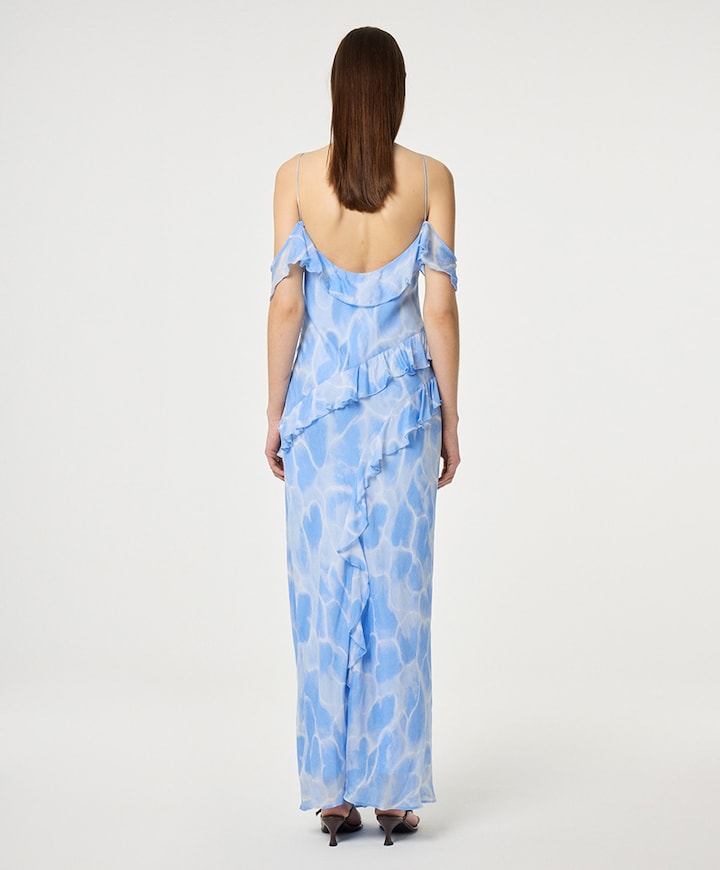 Dames jurk blauw