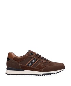 Filmon leather heren sneakers bruin
