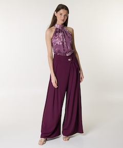 BACI PAREO.F001-P - Pantalone dames broek bordeaux